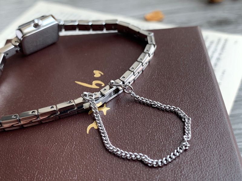 Agete Square Wheat Ear Japanese Style Akadou Women's Watch Quartz Wristwatch For Girlfriend Small Wacth_voghion.com