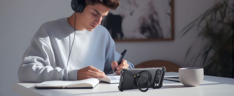 Applicable To Google Pixel 9/9Pro/9proXL Protective Case, Metal Hollow Magnetic Rotating Bracket Mobile Phone Case_voghion.com