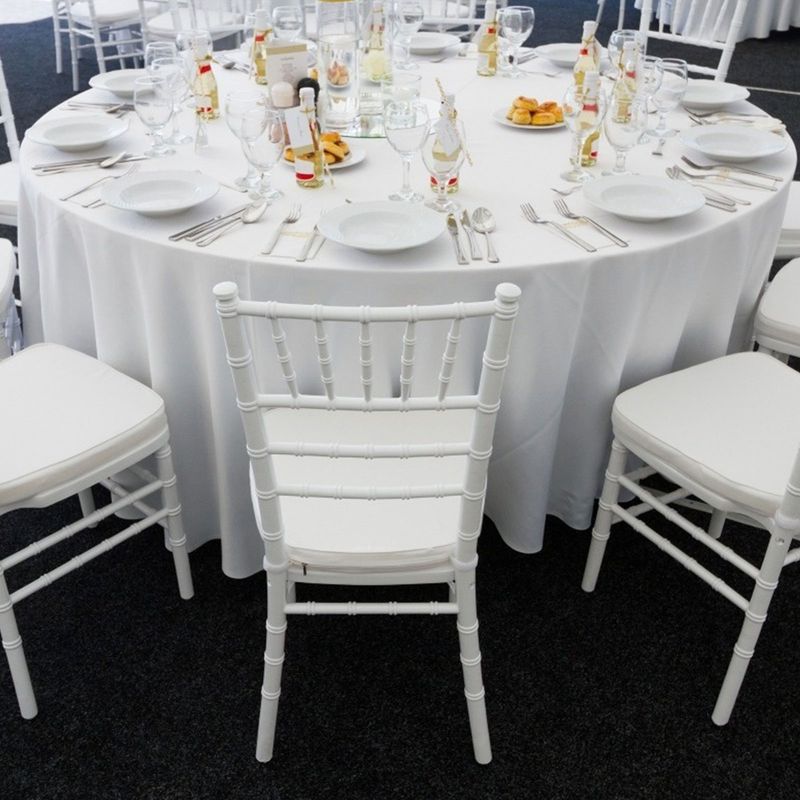 Round Satin Tablecloths white Overlay Cover Bright Smooth Fabric Table Cloth for Wedding Party Restaurant Banquet_voghion.com