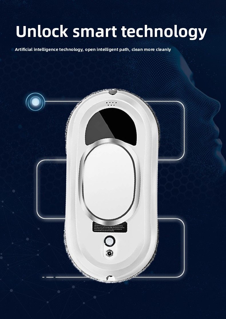 Automatic Intelligent Window Cleaning Robot, High-altitude Glass Cleaning Artifact, Self-spraying Long-life Window Cleaning Machine_voghion.com