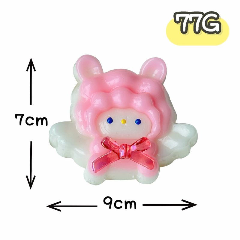 Schaumstoff-Squishies, süßes kleines Schweinchen, Kneifspaß, rosa Engel, kleines Schweinchen und Lamm, Stressabbau-Spielzeug zum Stressabbau und zur Entspannung, langsame Erholung_voghion.com
