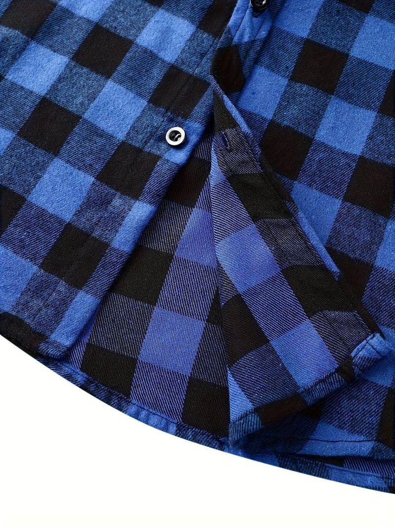Felpa con cappuccio in flanella a quadri, tendenza moda newyorkese da uomo_voghion.com