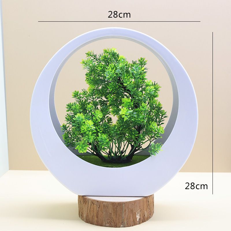 Wohnmöbel Simulation Grünpflanzen Kunststoff Kunstblumen kreative Bonsai Desktop Ornamente Blume Simulation Pflanzen_voghion.com