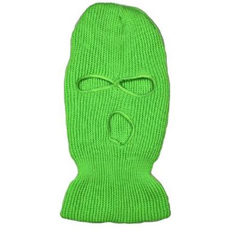 LazyZoom Three-Hole Knitted Hat For Men And Women Winter Warm Cold-Proof Face Mask Colorful Balaclava_voghion.com
