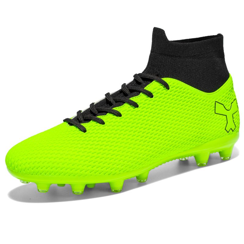 New Soccer Men Women AG Long Spikes Adult Student Competition Professional Children Training Shoes_voghion.com