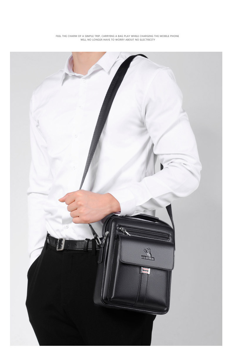 Nuova borsa da uomo, traspirante e resistente all'usura, borsa a tracolla da uomo, borsa a tracolla, borsa a tracolla retrò da uomo di grande capacità, zaino da uomo_voghion.com