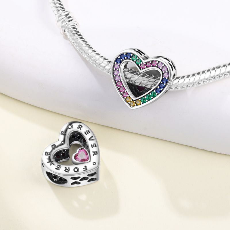 Joyería para mujer, pulsera, accesorios, amor, madre e hija, notas musicales, fuegos artificiales, sirena, dije colgante, cuentas, cobre, plata_voghion.com