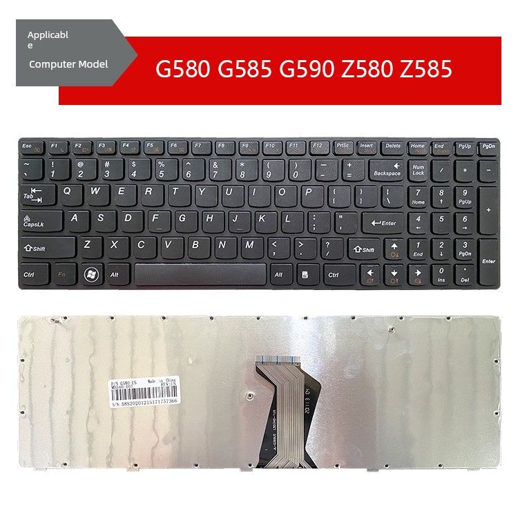 Gëeegent fir Lenovo G500 G510 G505 G700 G710 G580 Z585 B575 V570 Tastatur B590_voghion.com