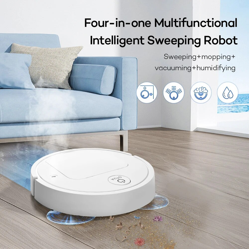 2024 New USB Rechargeable 5-in-1 Robot Vacuum Cleaner Automatic Cleaning Sweeping Machine Wet Mopping Vacuum Cleaners Robot_voghion.com