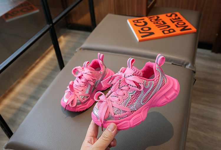 Trendige coole Papa-Schuhe für Kinder, 2023 Frühling und Herbst, neue lässige Sportschuhe für Jungen und Mädchen, leicht, trendig_voghion.com