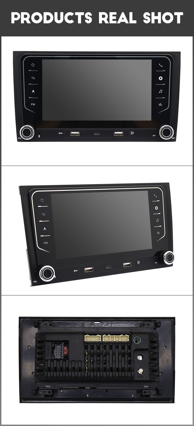 odnosi se na Audi A4 02-08, navigaciju za automobil, Bluetooth player s centralnim upravljanjem, integriranu navigaciju za automobil_voghion.com