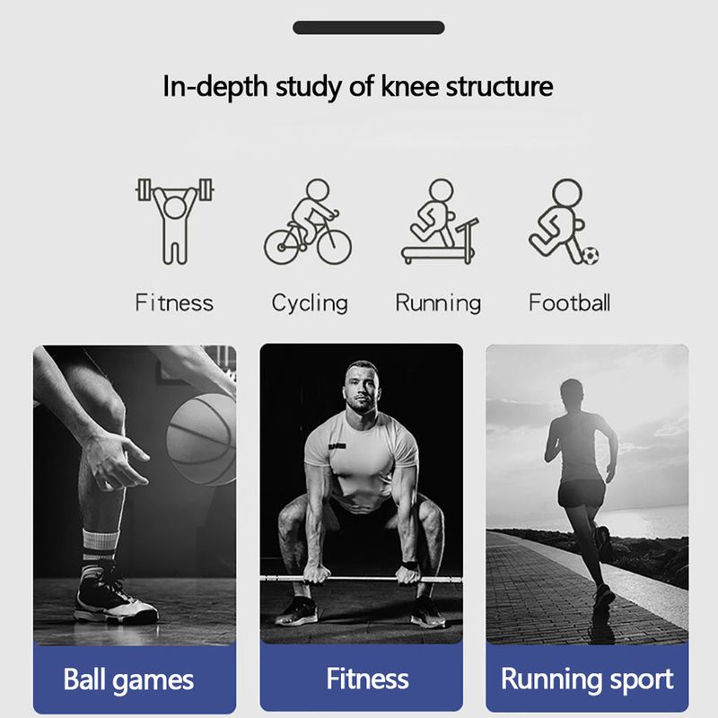 1pair Sports Anti-collision Sponge Knee Pads Football Basketball Fiess Roller Skating Protective Gear Anti-fall_voghion.com