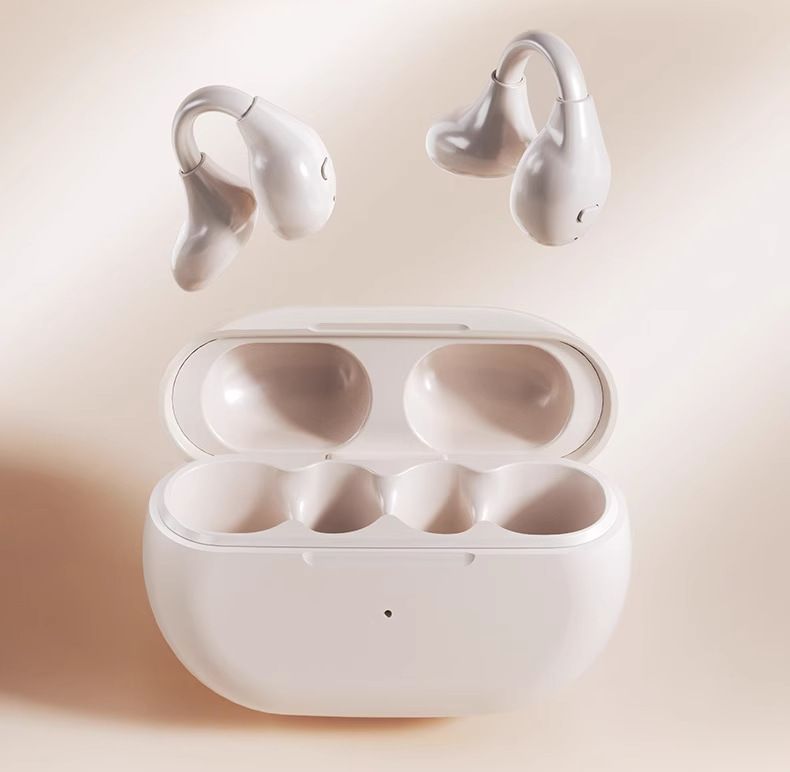 Ακουστικά Bluetooth με κλιπ αυτιών Ασύρματα ακουστικά Bluetooth μεγάλης διάρκειας ζωής μπαταρίας Αγωγιμότητα αέρα χωρίς αυτιά Αθλητικά ακουστικά Bluetooth υψηλής ποιότητας_voghion.com