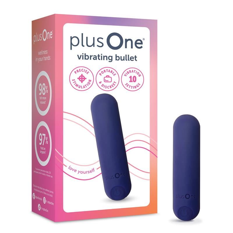 Massageador vibratório plusOne Soft Touch, 10 configurações de vibração, à prova d'água_voghion.com