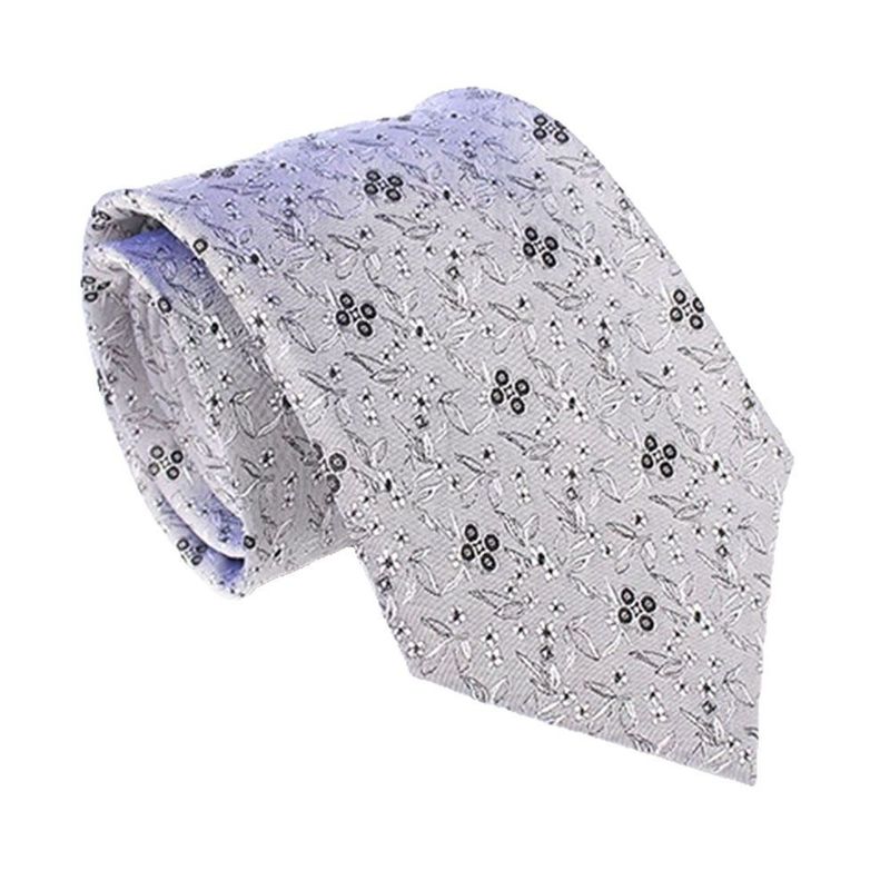 Cravatta da uomo nuova in jacquard fatto a mano con motivo a righe tinta unita 8C Arrow_voghion.com