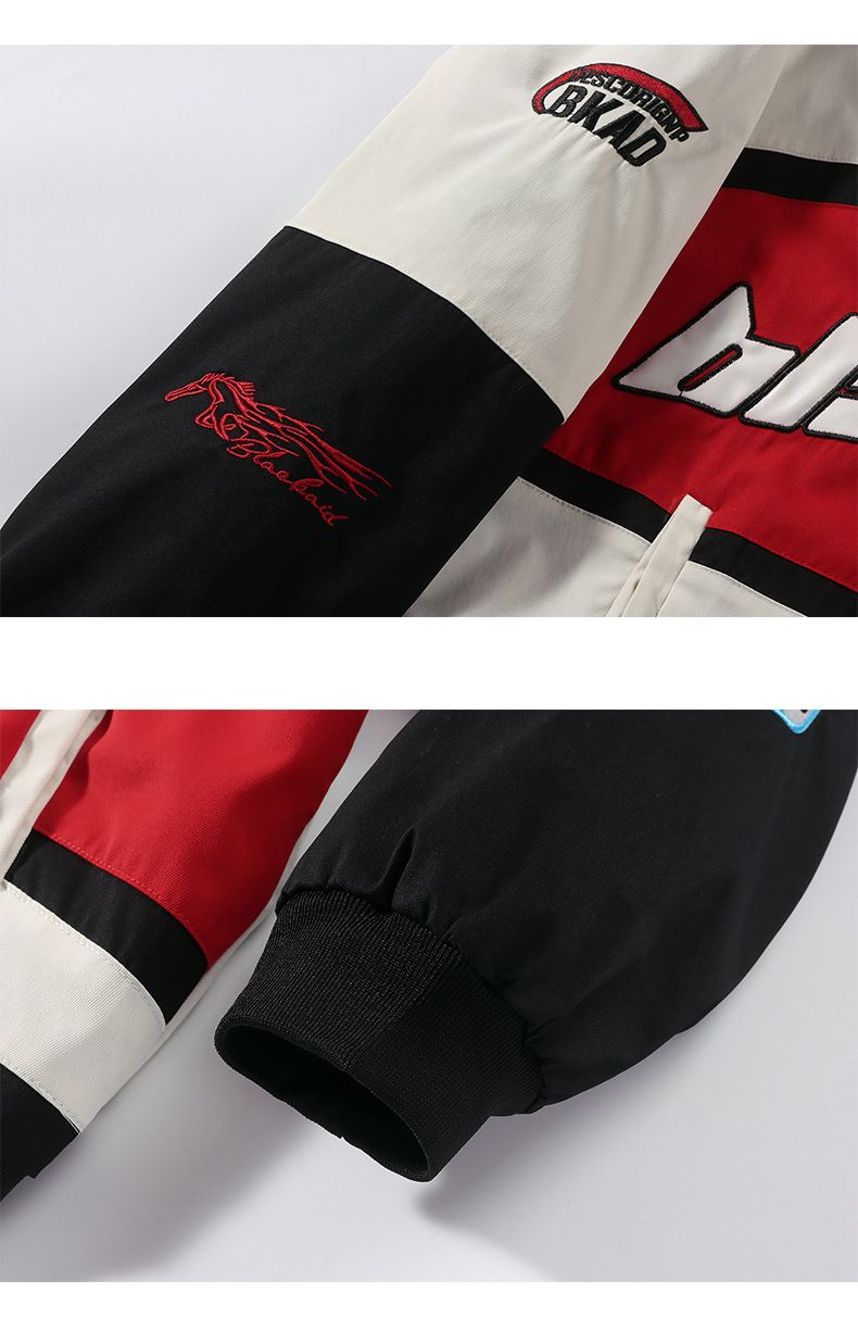Kurtka motocyklowa vintage street fashion hip hop dla mężczyzn_voghion.com