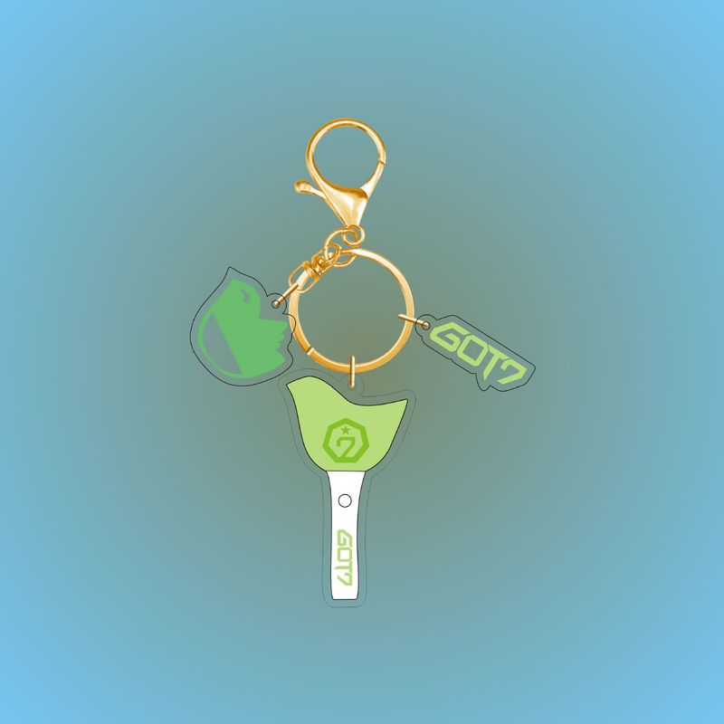 Straykids schwarzer BTS Itzy Twice Acryl-Schlüsselanhänger mit Lichtanhänger_voghion.com