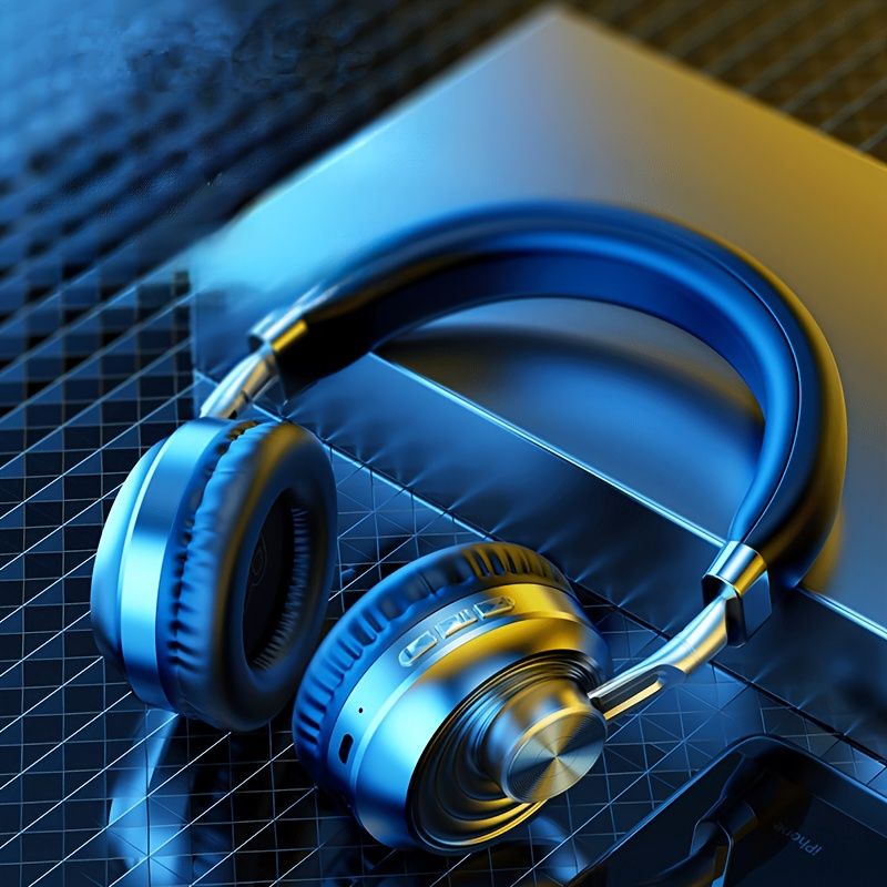 Blitz Speed Kabelloses Headset, am Kopf montierte Sport-Ohrhörer mit extrem langer Akkulaufzeit und starkem Bass, geeignet für PC/Android/iPhone-Mobiltelefone, universell einsetzbar_voghion.com
