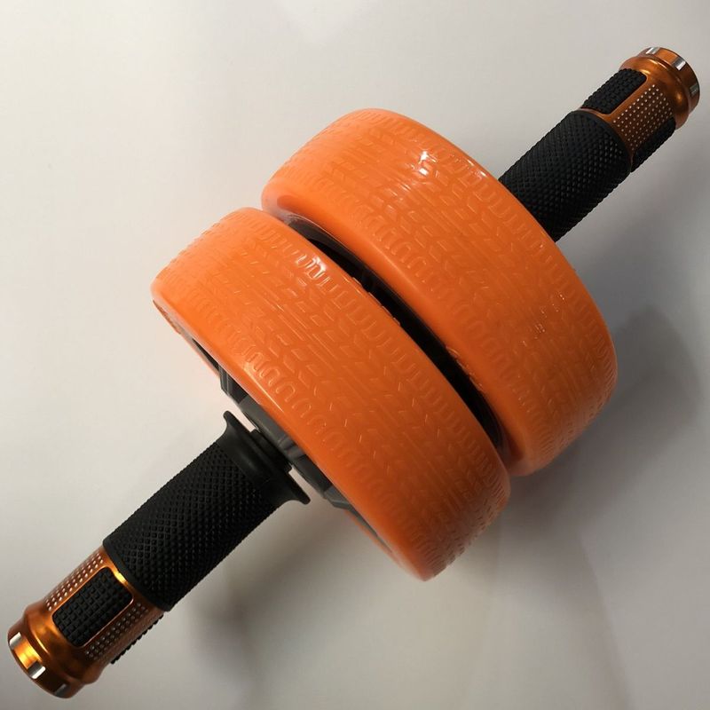 Equipamento masculino de roda dupla com rolamento saudável, treinador de músculos abdominais em casa, exercício corporal para emagrecer a barriga_voghion.com
