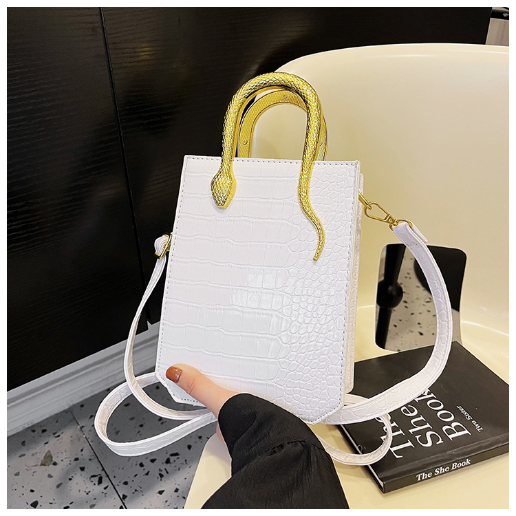 Autumn and winter new network red Korean version of stone personality ins bright face Tote hand bill shoulder crossbody bag_voghion.com