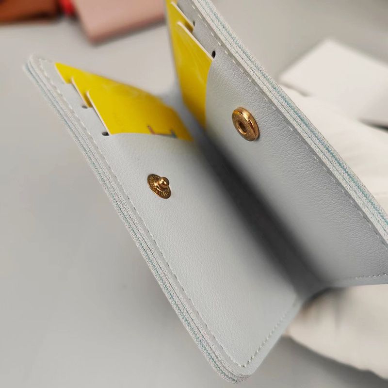 New women's fashion small fresh short wallet women's wallet thin women's wallet small simple multi-card position_voghion.com