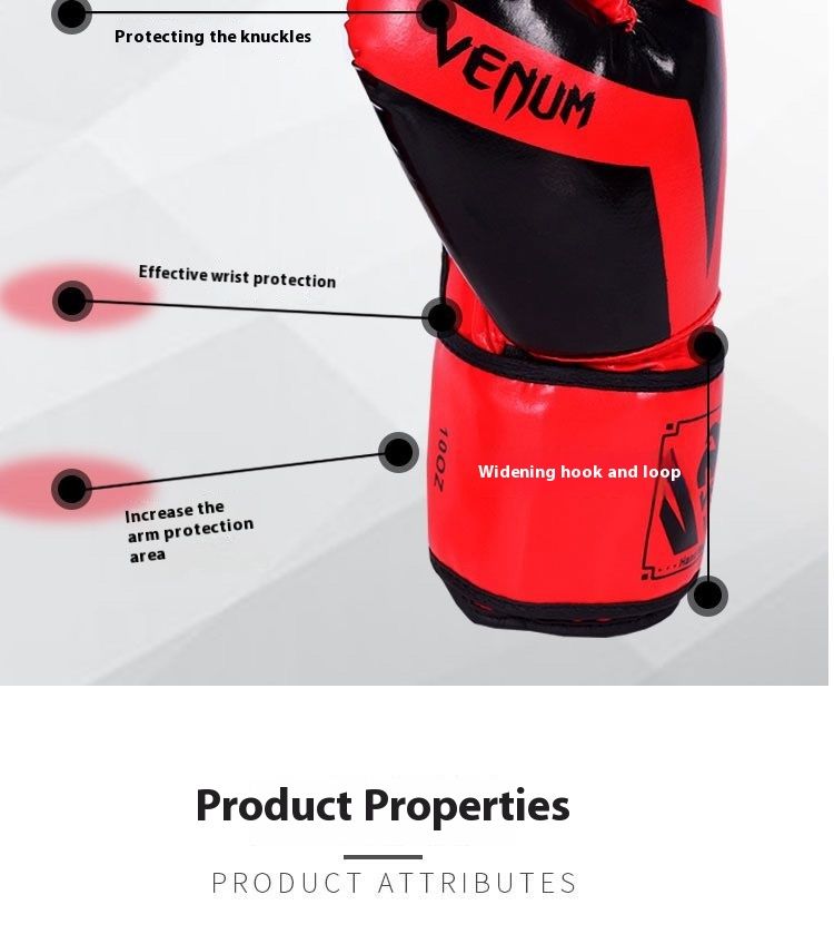 Punching For Ages 6 To 12 Training Sanda Fighting Boxing Gloves_voghion.com