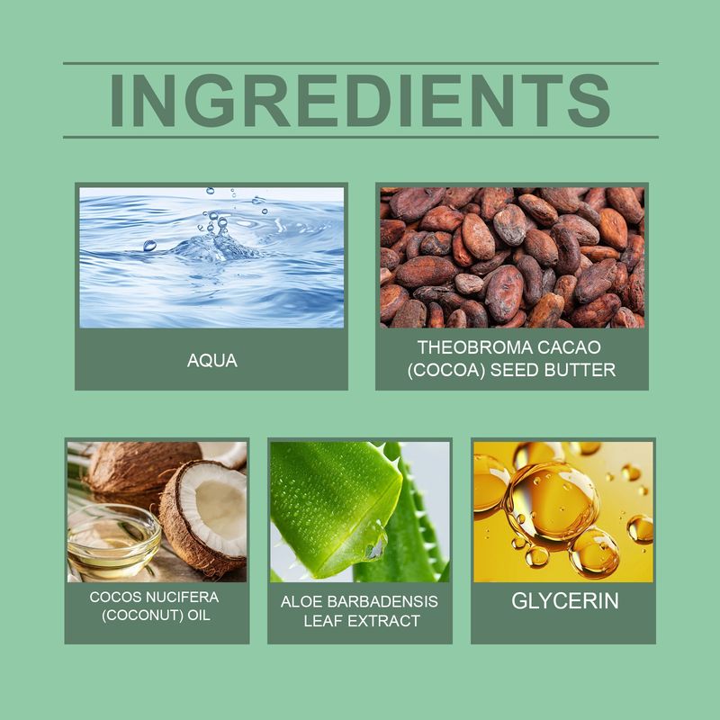 WoodSleep Cacaoboter Moisturizer, Lichaam Gezicht Huid Hydraterend Hydraterend Voedend Huidverzorging_voghion.com