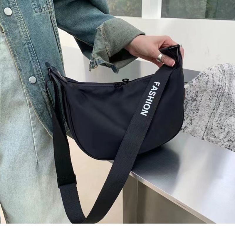 Borsa a tracolla semplice e di nicchia per donna, nuova, casual, sportiva, in tessuto Oxford, grande capacità_voghion.com