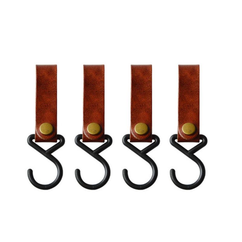 Supporto per stendibiancheria portatile da campeggio, in pelle, con treppiede, traversa_voghion.com