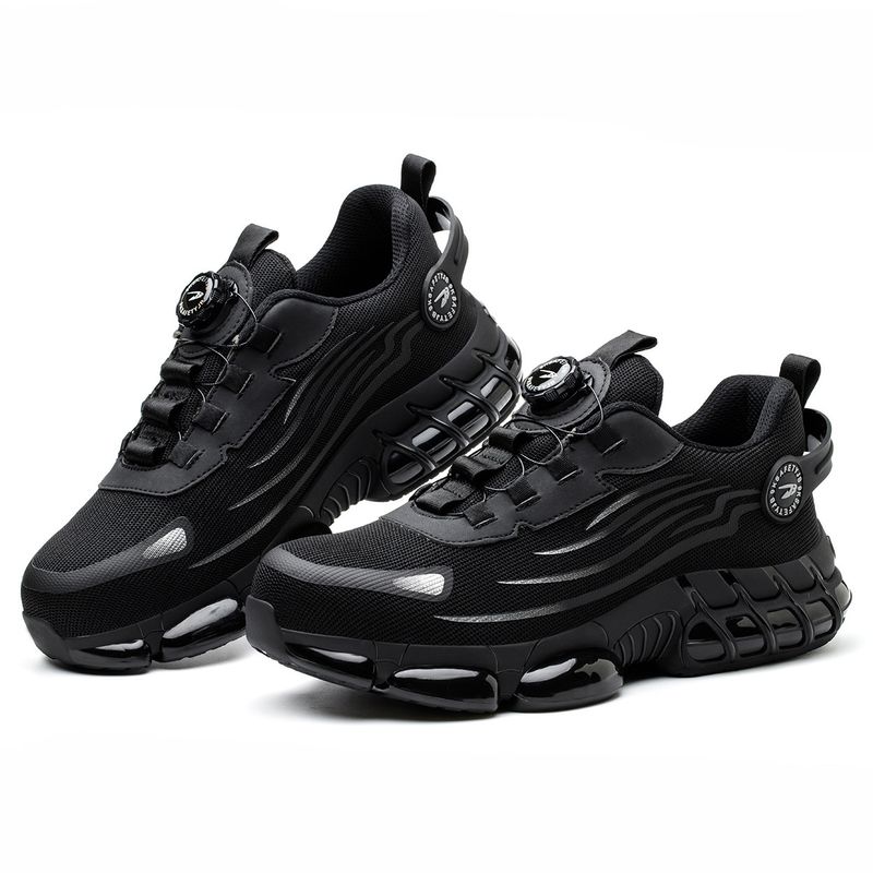 Zapatillas de deporte con punta de acero nuevas para hombre, botas protectoras indestructibles, antigolpes y antiperforación, zapatos de seguridad para el trabajo_voghion.com
