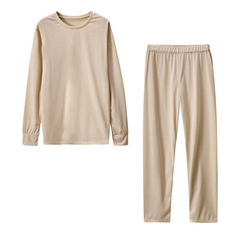 Women's Long Sleeve Tracksuit Set - Stylish & Comfortable Solid Color Outfit For Fall/Winter, Casual Elegant Lounge Wear_voghion.com