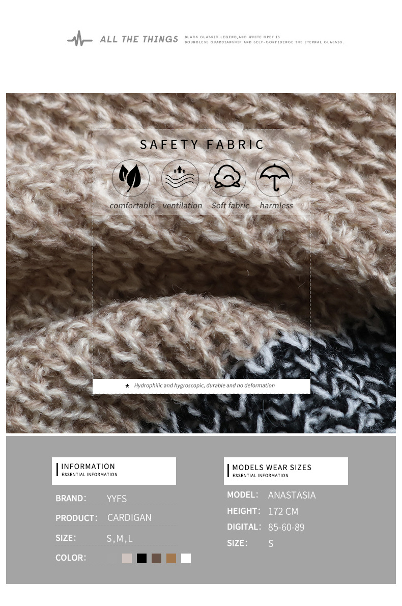 Πλεκτό πουλόβερ με ριγέ ζακέτα Design Feel_voghion.com