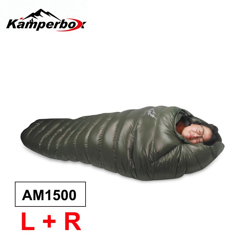 Kamperbox Kalttemperatur Winterschlafsack Daunenschlafsack Winter Camping Ausrüstung_voghion.com