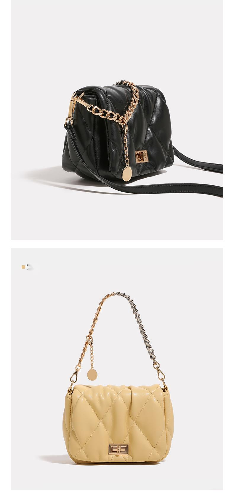 Lingge Handheld Chain Square 2024 Neue kleine und beliebte High-End-Mode für Damen, vielseitige Umhängetasche mit einer Schulter_voghion.com