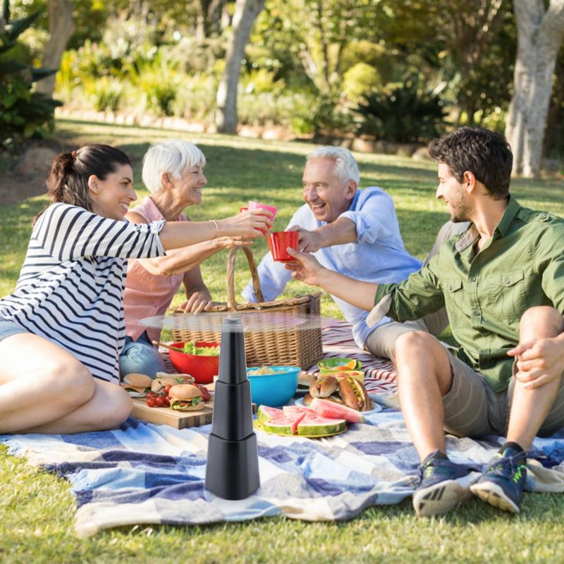 Fly Repellent Fan USB Recharge Food Protector Multi-function Automatic Electronic Outdoor Pest Control Destroyer Mosquito Killer_voghion.com