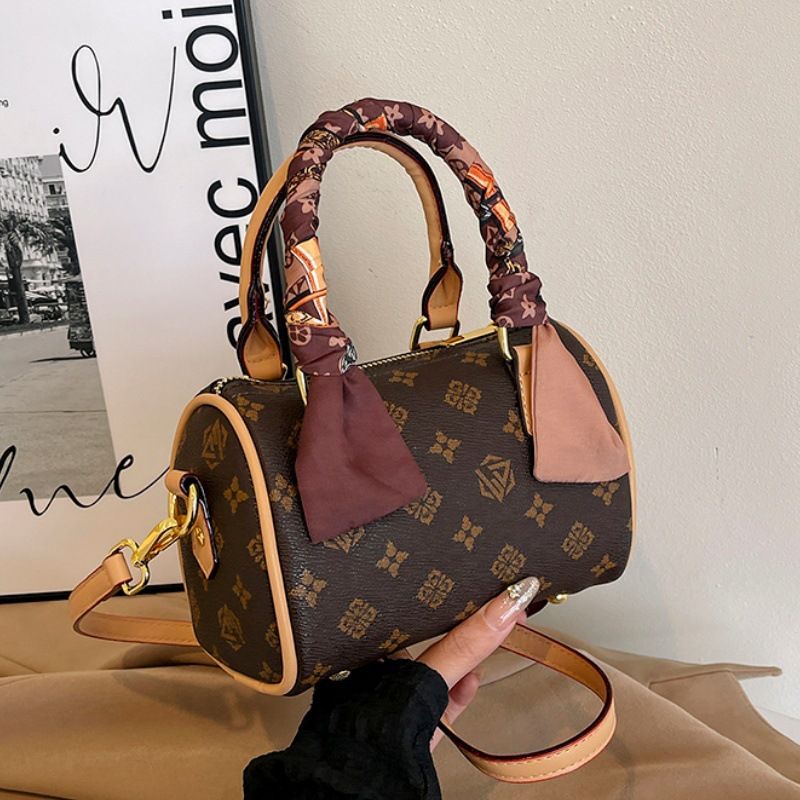 Borsa a tracolla Boston piccola e leggera, di alta qualità, con stampa alla moda, per pendolari, 2025_voghion.com