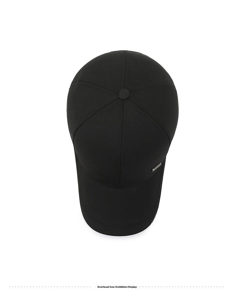 Printemps et été hommes d'âge moyen nouvelle casquette de baseball à toit rigide pare-soleil grande circonférence de la tête crème solaire casquette papa marée commerce extérieur_voghion.com