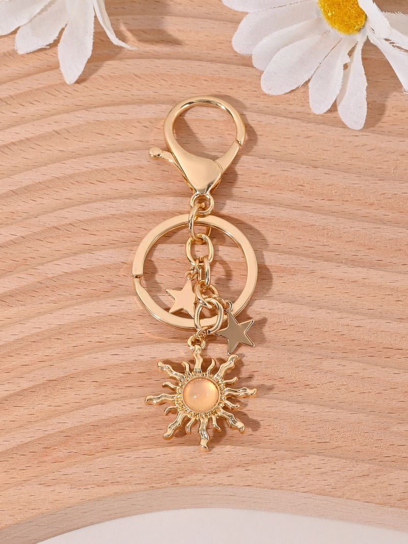 Sun Star Moon High-end Bag Car Pendant New Keychain_voghion.com