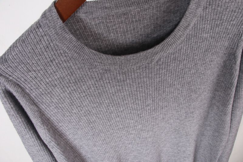 21 Versatile abito in maglia da donna, autunno e inverno, nuovo maglione lungo sopra il ginocchio elastico e caldo snellente per le donne_voghion.com