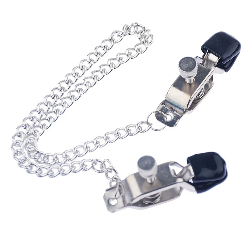 Seksspeeltjes voor volwassenen van tepelklemmen met metalen ketting voor vrouwen Mimi schaamlippen borst clitoris clips stimulator massage_voghion.com