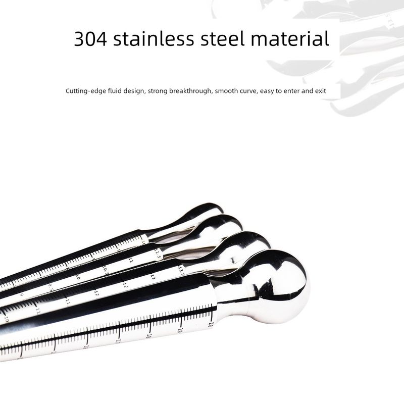 Sexy Smooth Stainless Steel With Scale Horse Eye Stick Novice White Open Urethral Expansion Masturbation Device Male And_voghion.com