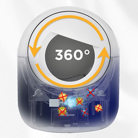 Smart Automatic Cat Litter Box,Automatic Scooping And Odor Removal, App Control, Support 5G&2.4G WiFi For Multiple Cats, Double Odor Removal_voghion.com