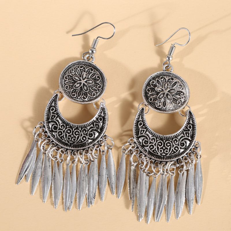Orecchini con nappe in stile etnico indiano bohémien alla moda, e regali di gioielli_voghion.com
