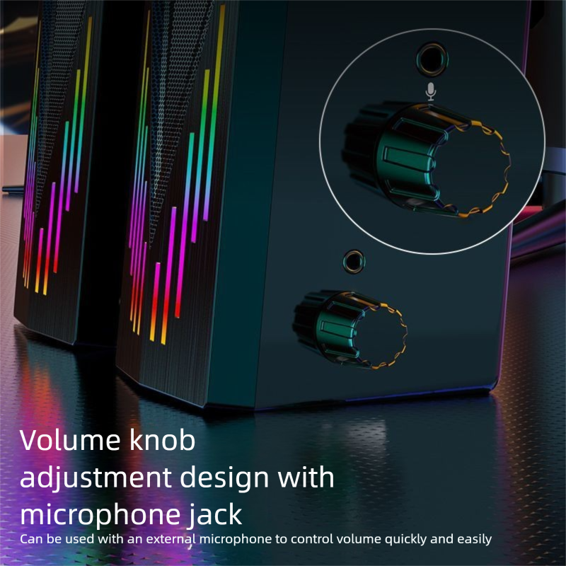 Altavoz mini subwoofer con cable USB y alto volumen para ordenador de escritorio, teléfono móvil, modelo nuevo_voghion.com