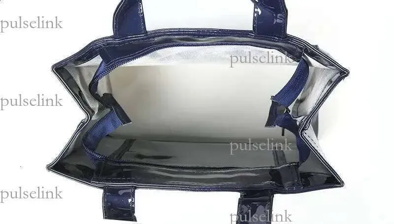 Fashionable And Fashionable Womens Jelly Handbag Environmentally Friendly Rectangular Shopping Bag Reusable Waterproof_voghion.com