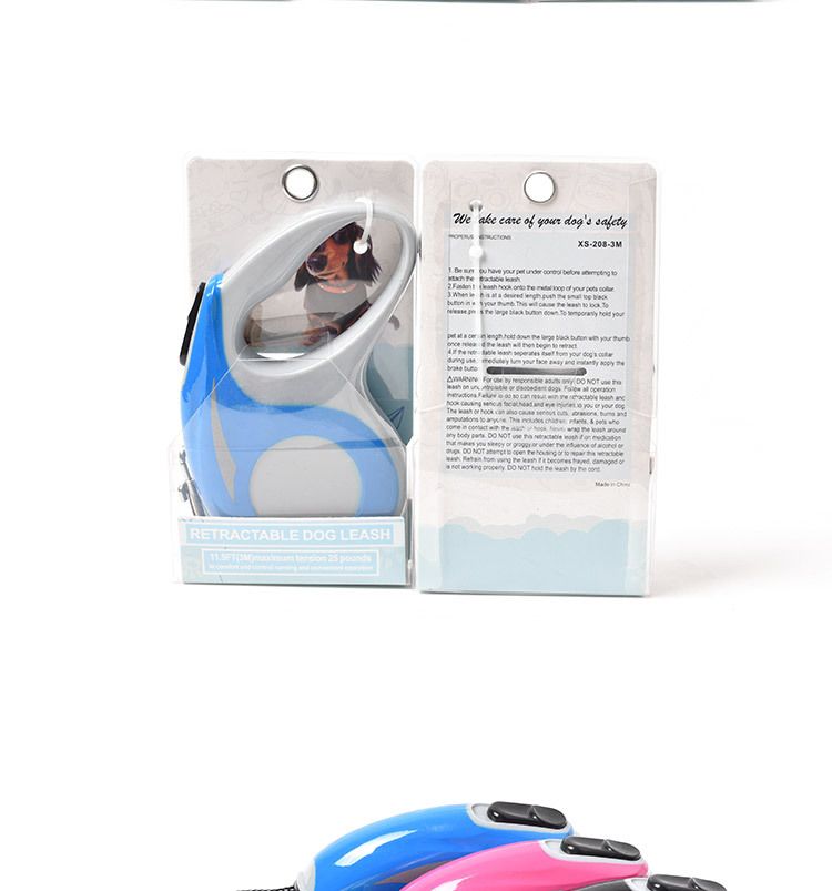 New Pet Automatic Telescopic Leash, Walking Rope, Dog Chain, Running Rope_voghion.com