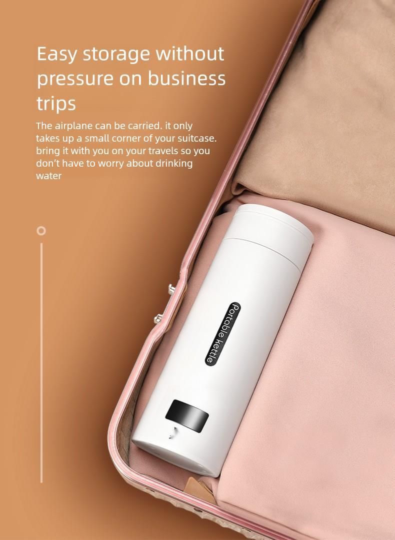 Hot Cup Portable Travel Small Mini Electric Kettle Dormitory Student Home Use Water Boiler_voghion.com