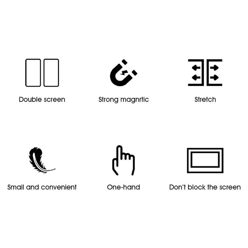 Telefonhalterung Verstellbar Monitor-Expansiounsbefestigung Auto Magnéitesch Bildschierm Säit Telefonhalterung fir Tesla Model 3 Y X S_voghion.com