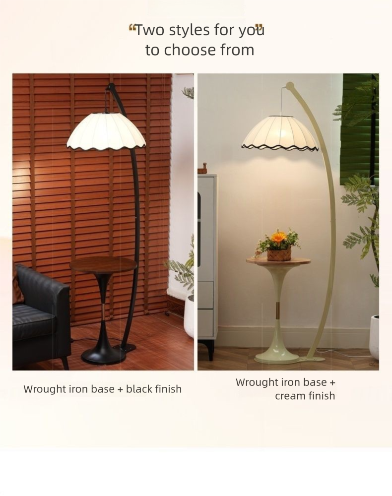 Hoogwaardige artistieke design visvloer woonkamer bank Amerikaanse vintage sfeer staande tafellamp_voghion.com