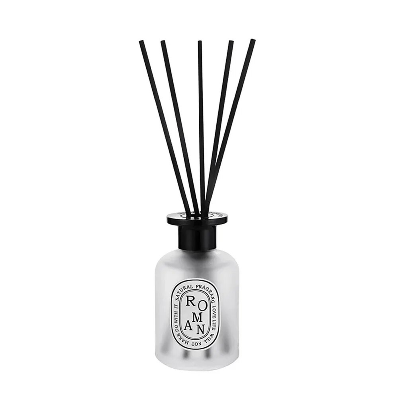 200 ml Glas-Red-Diffusor mit Stab, Raumduft-Aromatherapie-Öl-Diffusor für Zuhause, Badezimmer, Schlafzimmer, Hotel-Duftdiffusor_voghion.com
